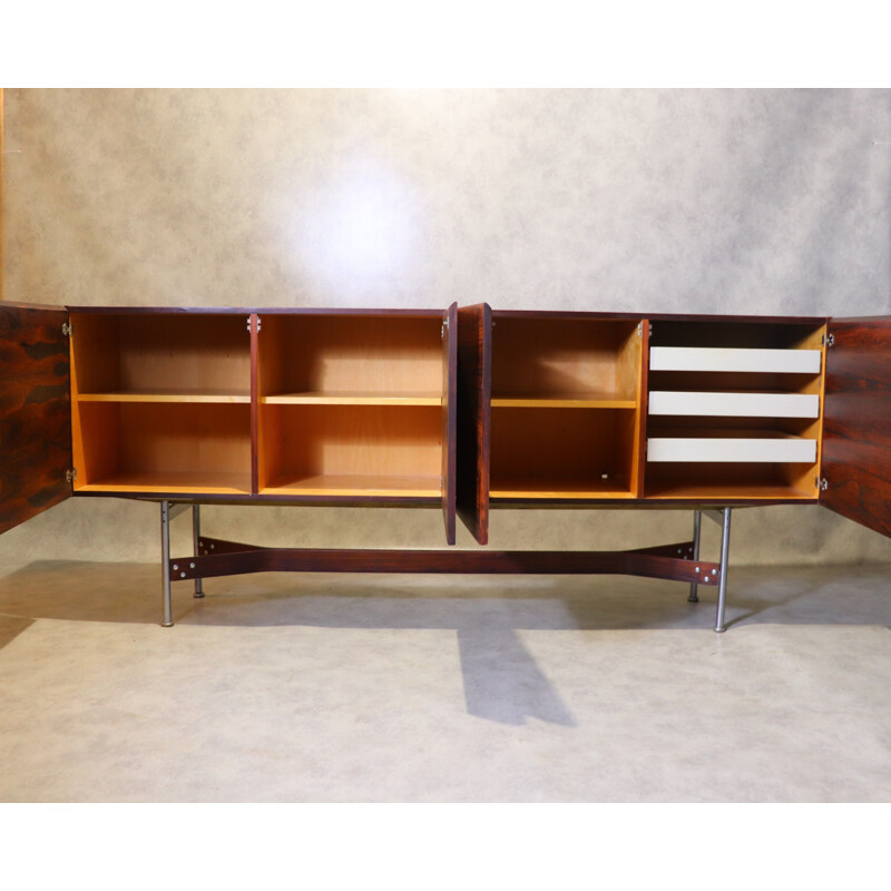 Vintage rooswood sideboard by Rudolf Glatzel for Fristho 1960s