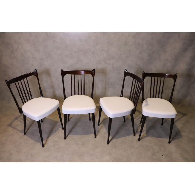 Set von 4 Vintage-Stühlen von Stevens 1950
