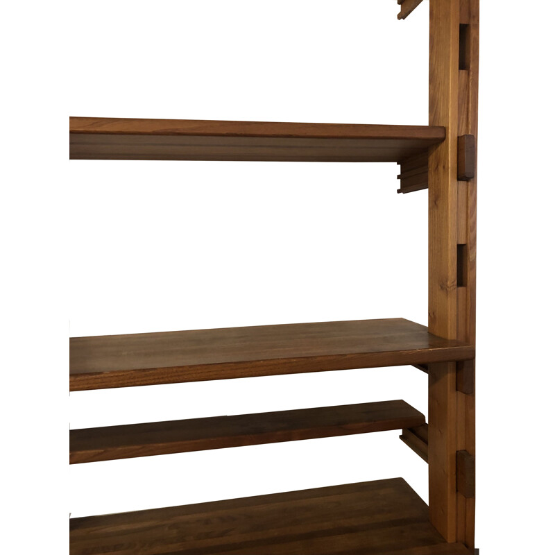 Vintage bookcase by Pierre Chapo 1960s