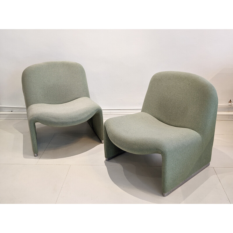 Pair of vintage Alky armchairs by Giancarlo Piretti