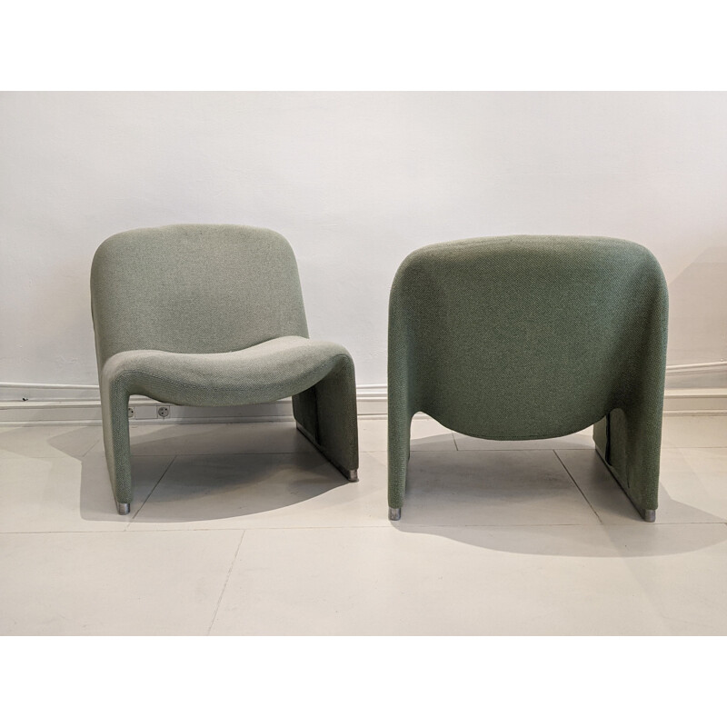 Pair of vintage Alky armchairs by Giancarlo Piretti