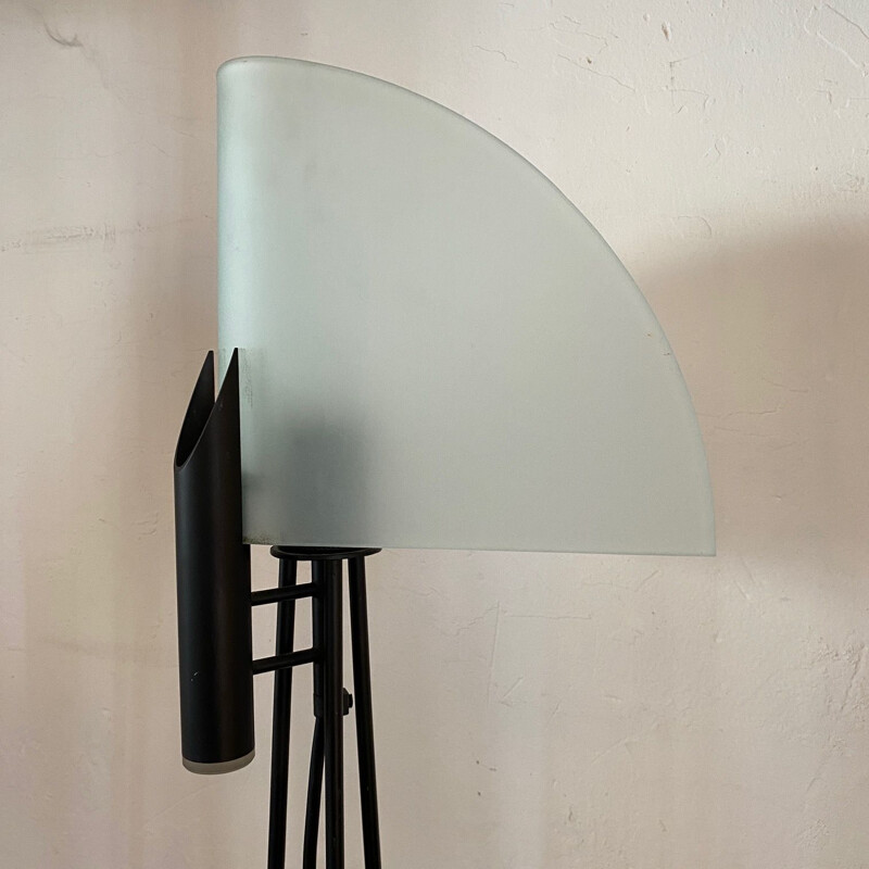 Large vintage table lamp by Maurizio Ferrari for Solzi Luce 1967