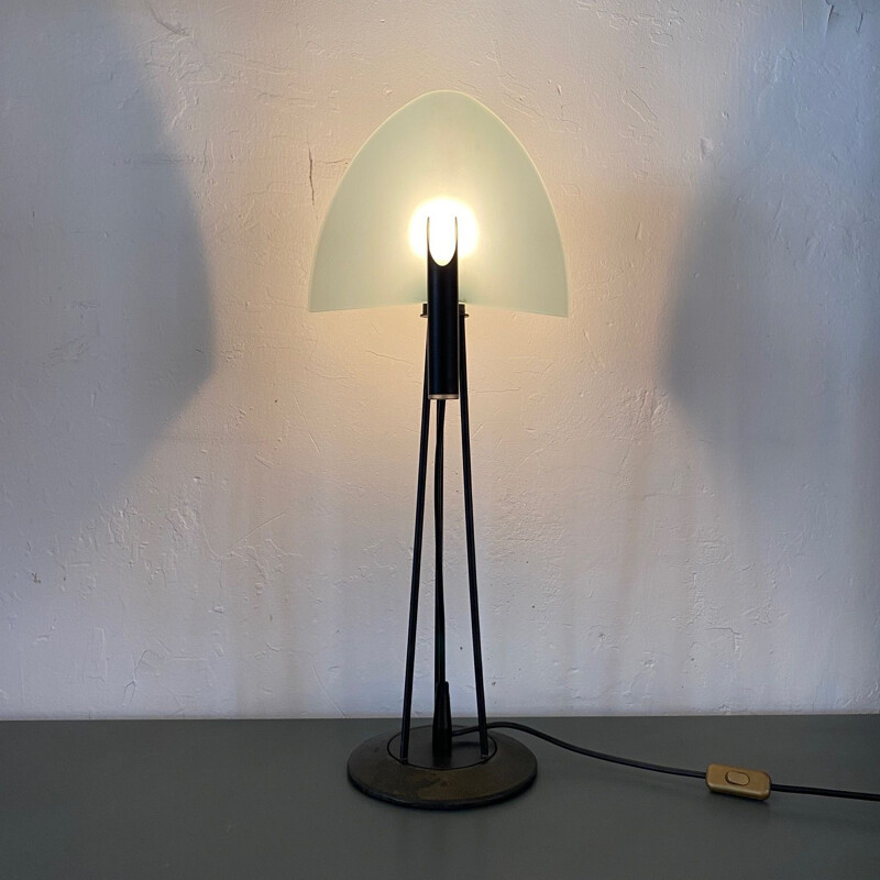 Large vintage table lamp by Maurizio Ferrari for Solzi Luce 1967