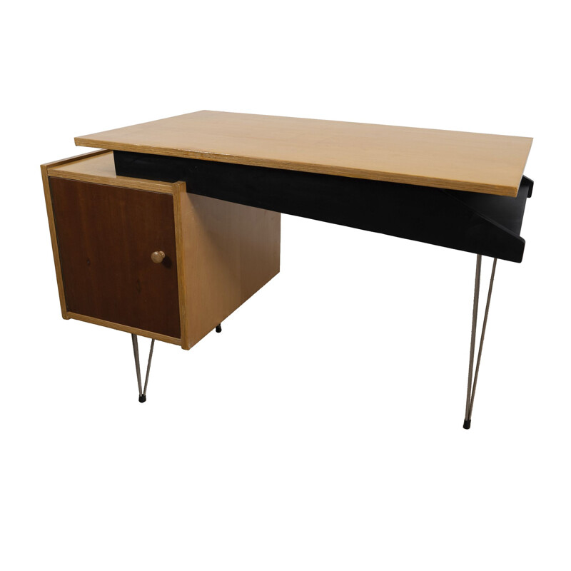 Vintage hairpin desk by Cees Braakman