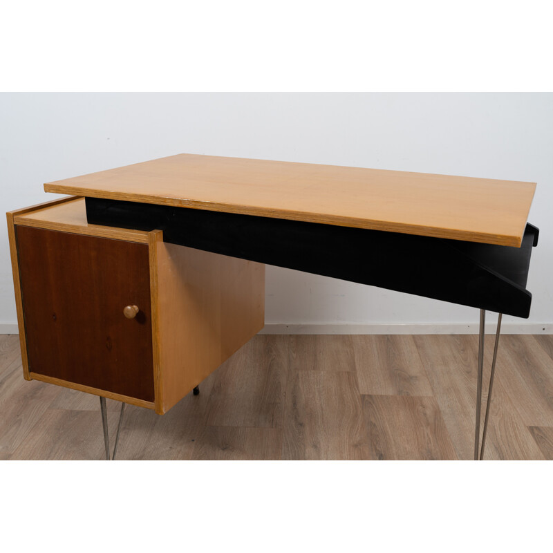 Vintage hairpin desk by Cees Braakman