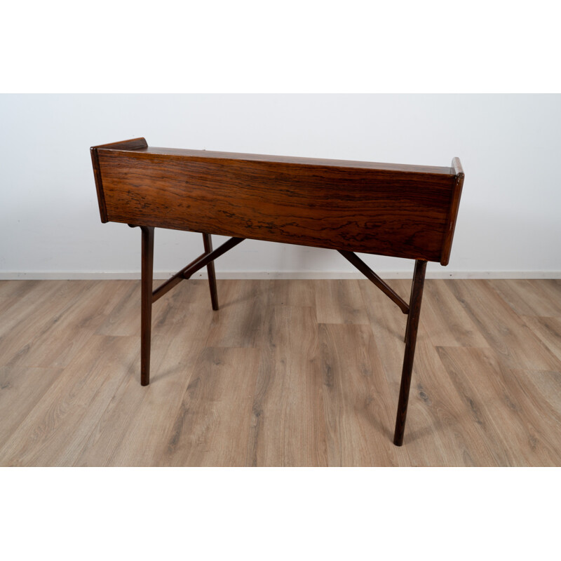 Vintage rosewood desk, model 65, by Arne Wahl Iversen for Vinde Møbelfabrik