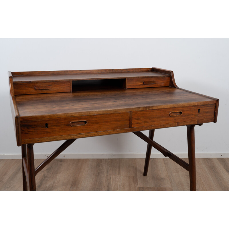 Vintage rosewood desk, model 65, by Arne Wahl Iversen for Vinde Møbelfabrik