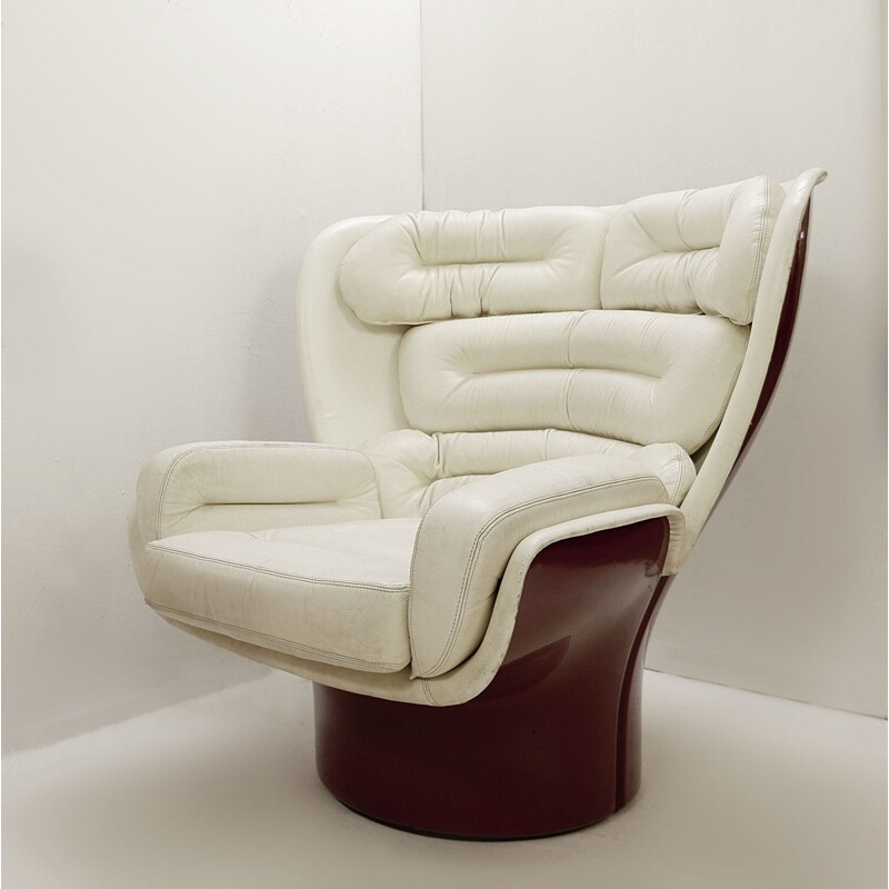 Vintage Swivel Lounge Chair By Joe Colombo Model 1963