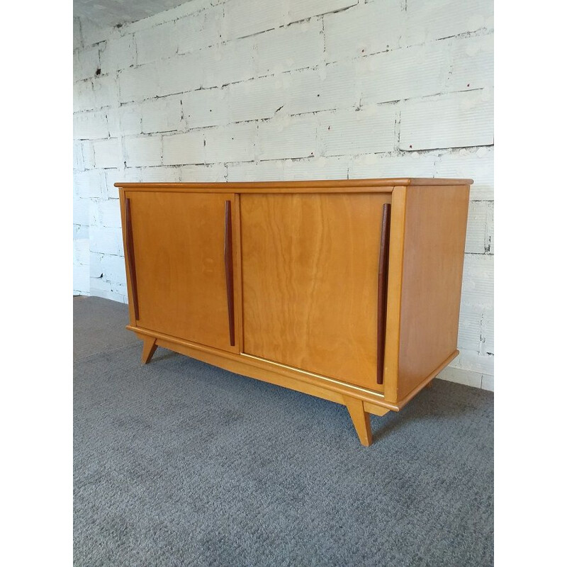 Vintage sideboard with compass feet 1950