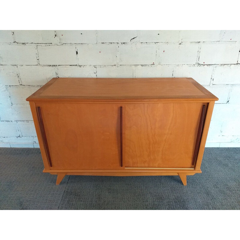 Vintage sideboard with compass feet 1950