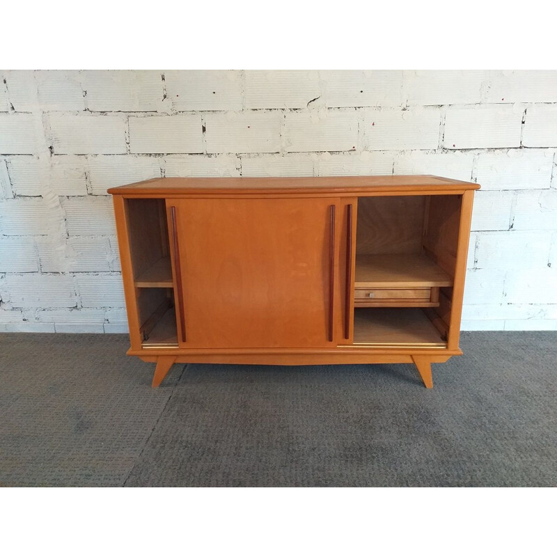 Vintage sideboard with compass feet 1950