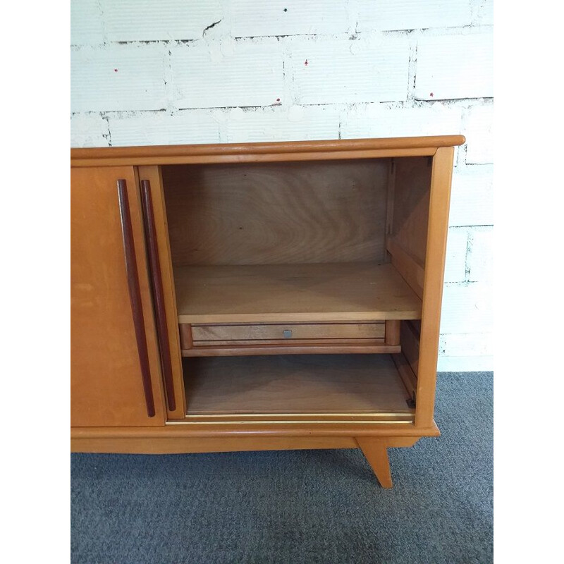 Vintage sideboard with compass feet 1950