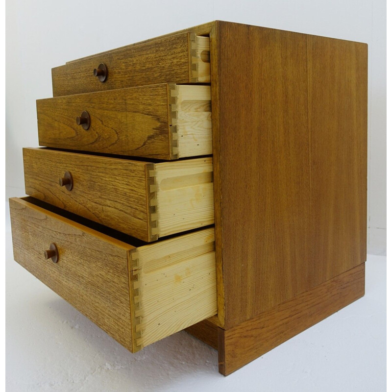 Vintage Chest Of Drawers In Oak By Borge Mogensen For Karl Anderson 1960