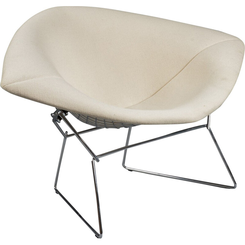 Knoll Diamond lounge chair in chrome, Harry BERTOIA - 1950s