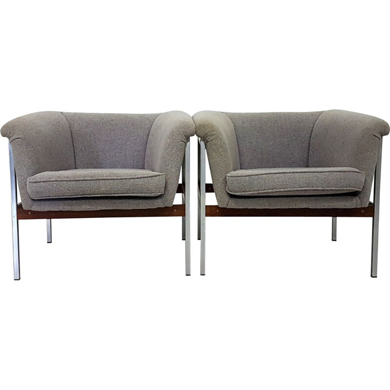 Pair of vintage armchairs by Geoffrey Harcourt for Artifort Netherlands 1960s