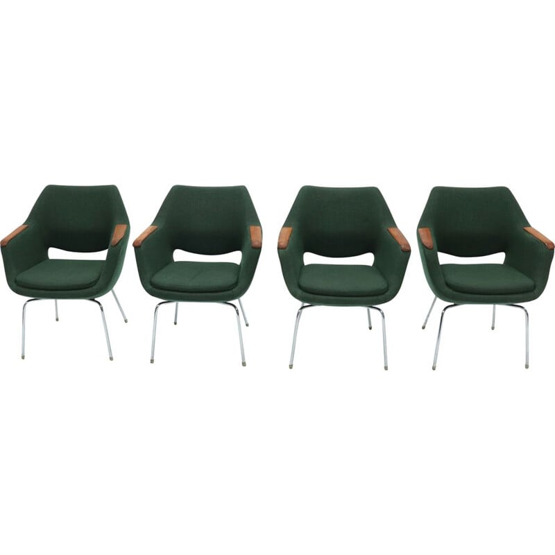 Set of 4 vintage Kilta Chairs by Olli Mannermaa for Martela 1960s