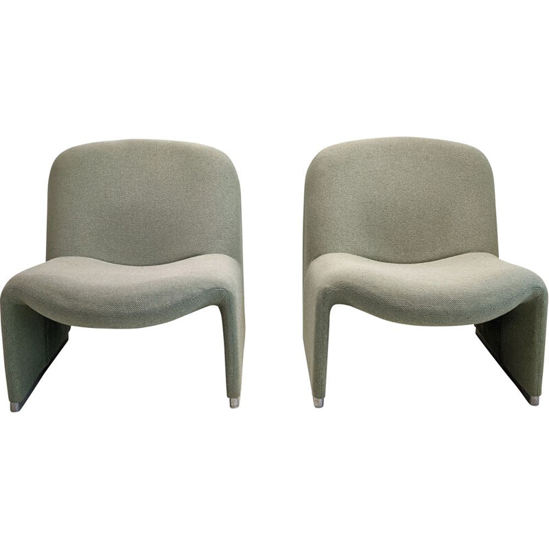 Pair of vintage Alky armchairs by Giancarlo Piretti