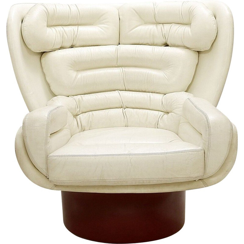 Vintage Swivel Lounge Chair By Joe Colombo Model 1963