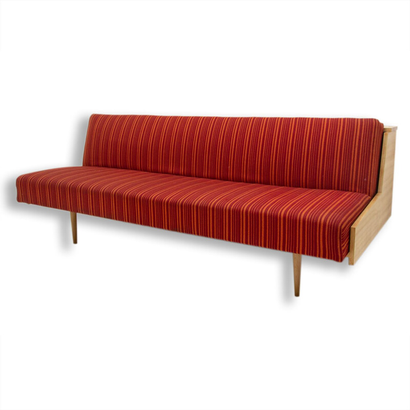 Mid century folding sofabed Czechoslovakia 1950s