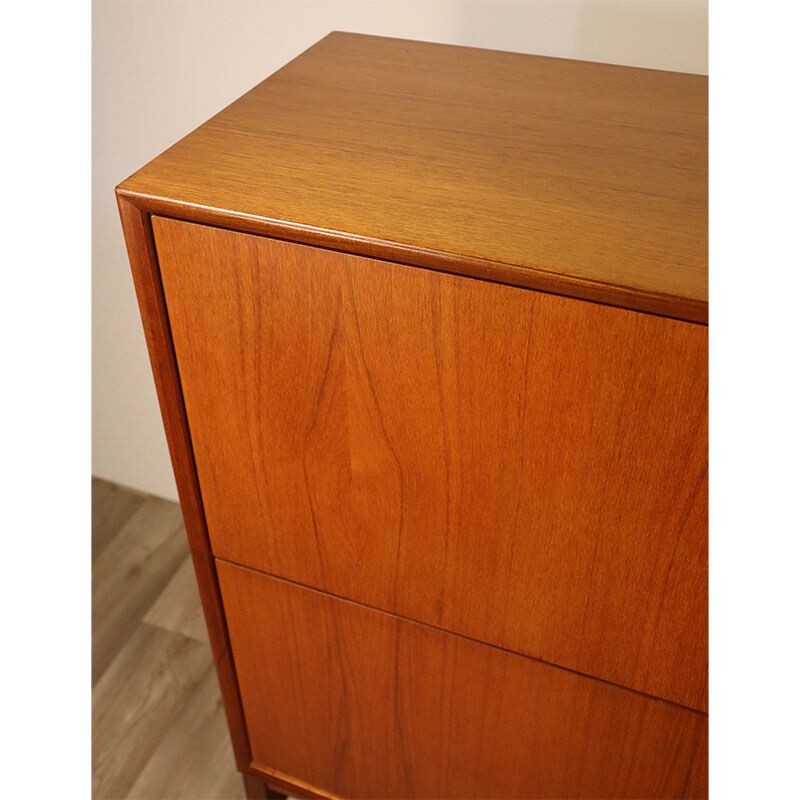 Vintage teak secretary Scandinavian 1960s