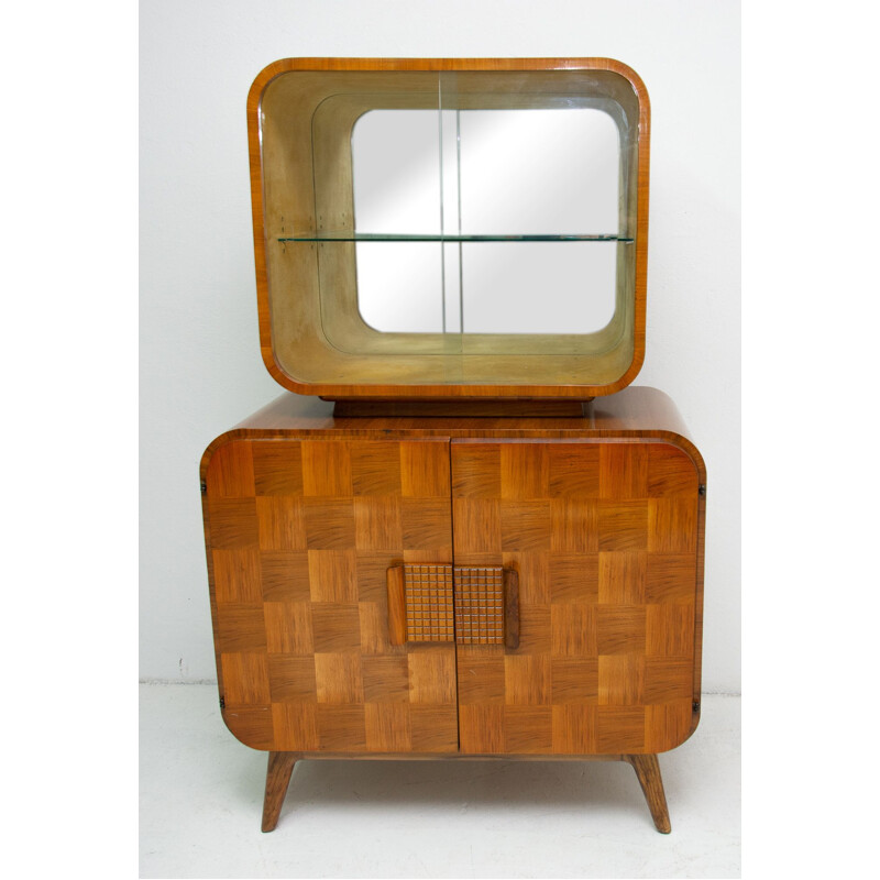 Mid century display case by Jindrich Halabala for UP Zavody 1940s