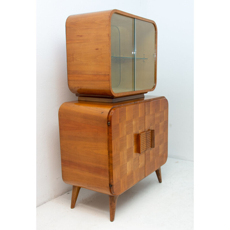 Mid century display case by Jindrich Halabala for UP Zavody 1940s