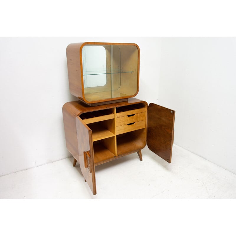 Mid century display case by Jindrich Halabala for UP Zavody 1940s