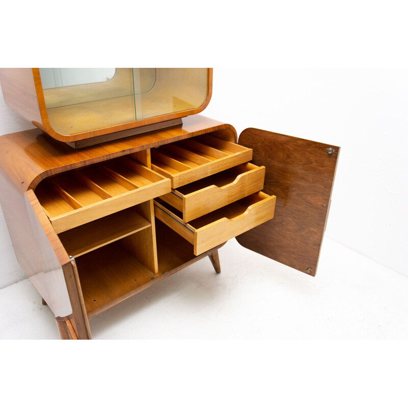 Mid century display case by Jindrich Halabala for UP Zavody 1940s