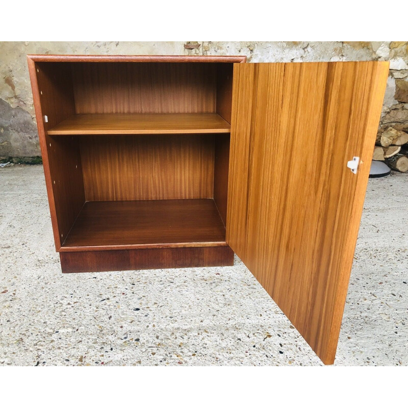 Vintage teak storage cabinet by Kempkes scandinavian 1960s