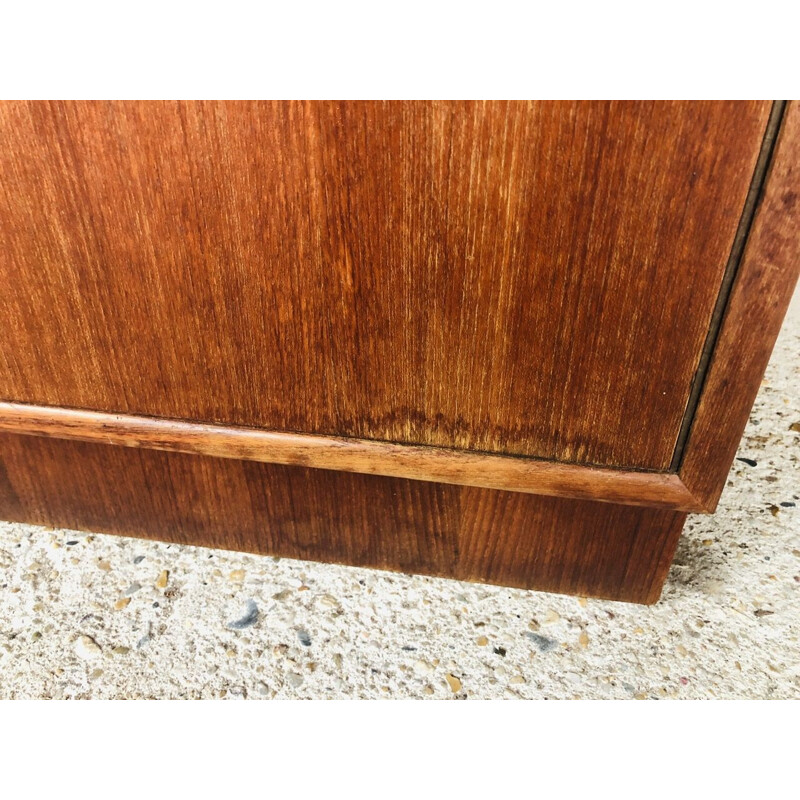 Vintage teak storage cabinet by Kempkes scandinavian 1960s