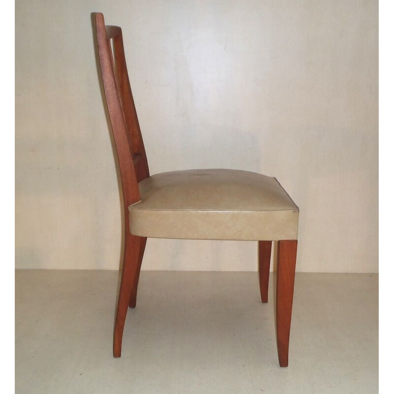 Suite von 4 Stühlen Vintage 1950