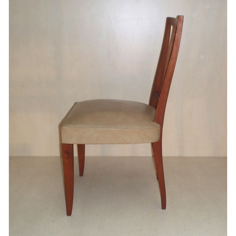 Suite di 4 sedie vintage anni '50