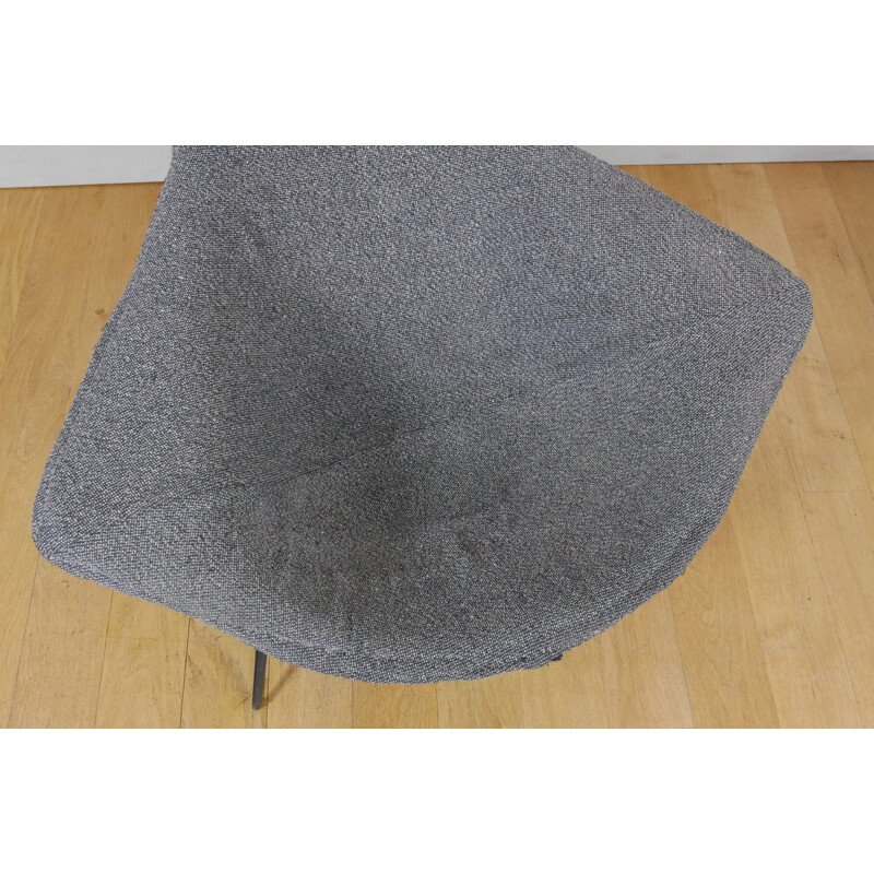 Vintage armchair and ottoman Bird by Harry bertoia Knoll 1950s