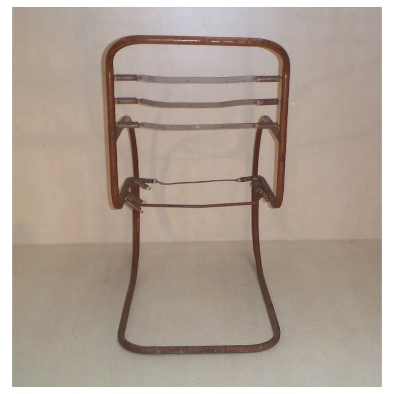 Vintage tubular prototype armchair 1930