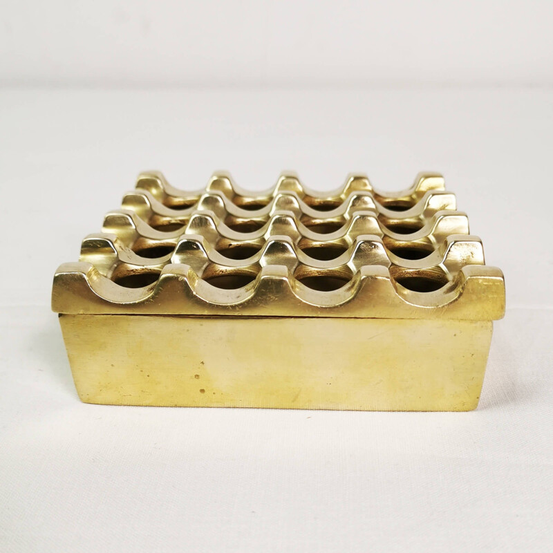 Vintage Brass ashtray, Ultima  by Bäckström & Ljungberg, Sweden, 1970s