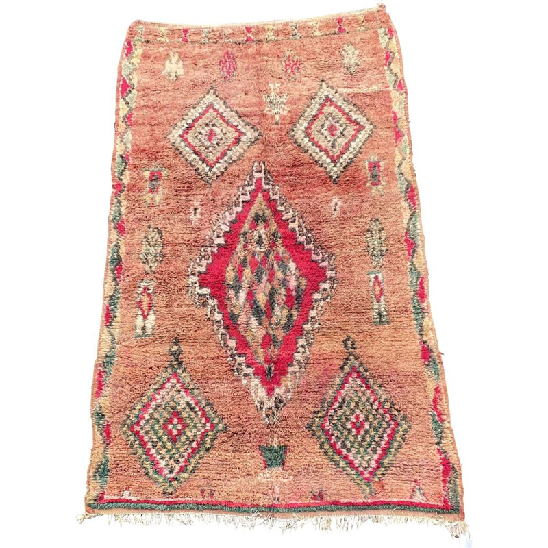 Vintage Berbere-Teppich Boujaad