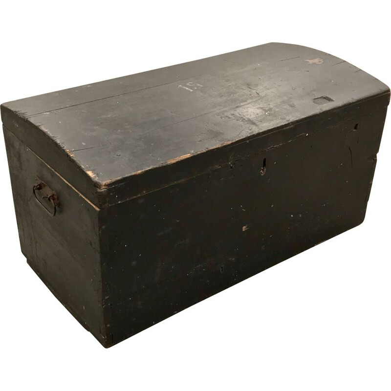 Schwarze Vintage-Kiste