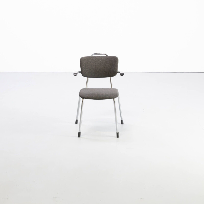 Set 8 Vintage chair for Gebroeders van der Stroom  W. H. Gispen 1980s 