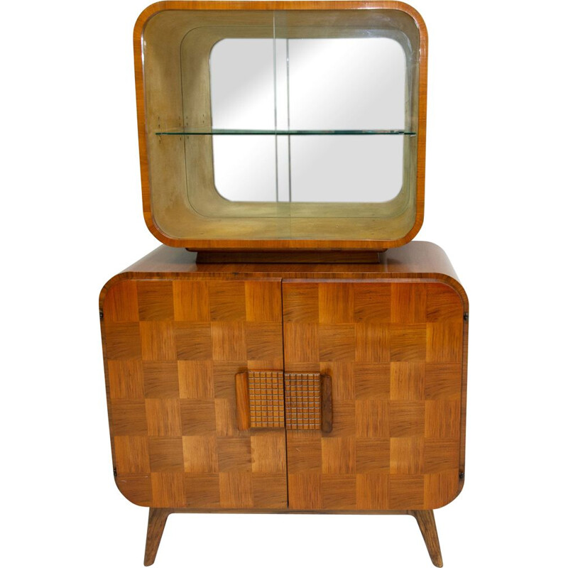 Vitrine vintage par Jindrich Halabala pour UP Zavody 1940