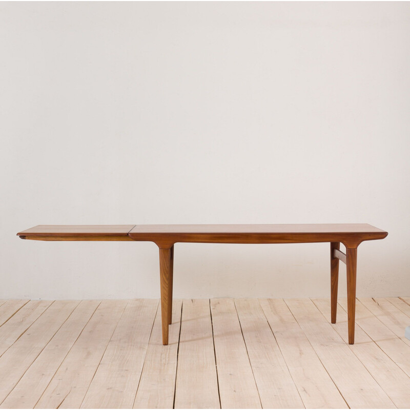 Vintage teak dining table Johannes Andersen Denmark, 1960s