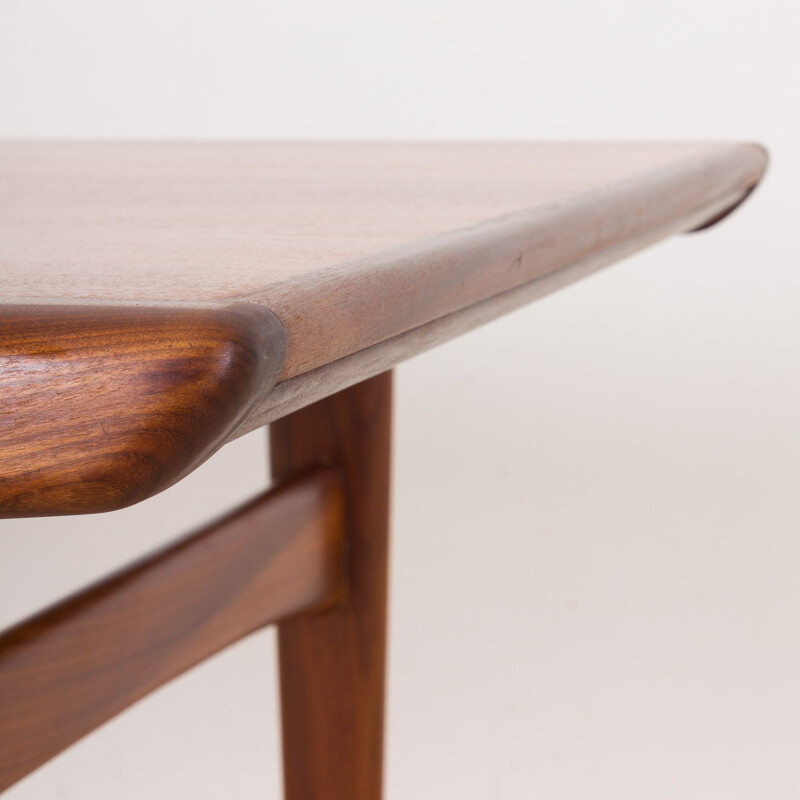 Vintage teak dining table Johannes Andersen Denmark, 1960s