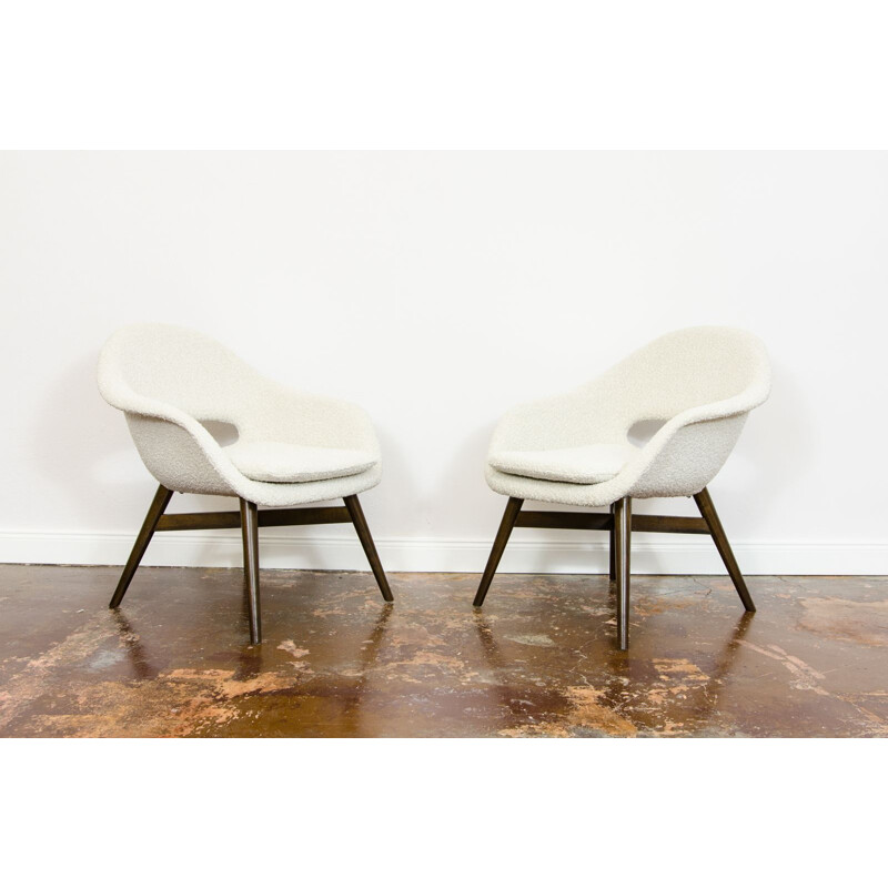 Pair of vintage Armchairs By Miroslav Navratil 1960s