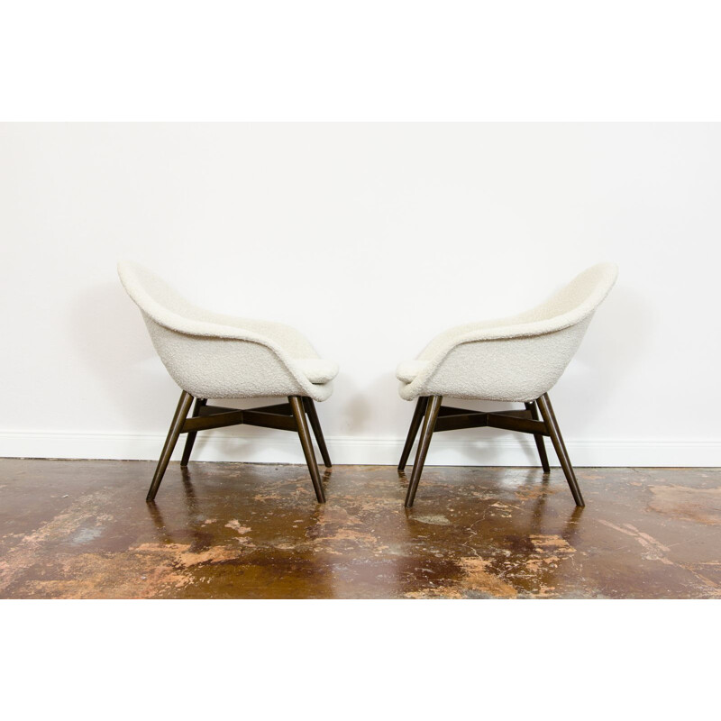 Pair of vintage Armchairs By Miroslav Navratil 1960s