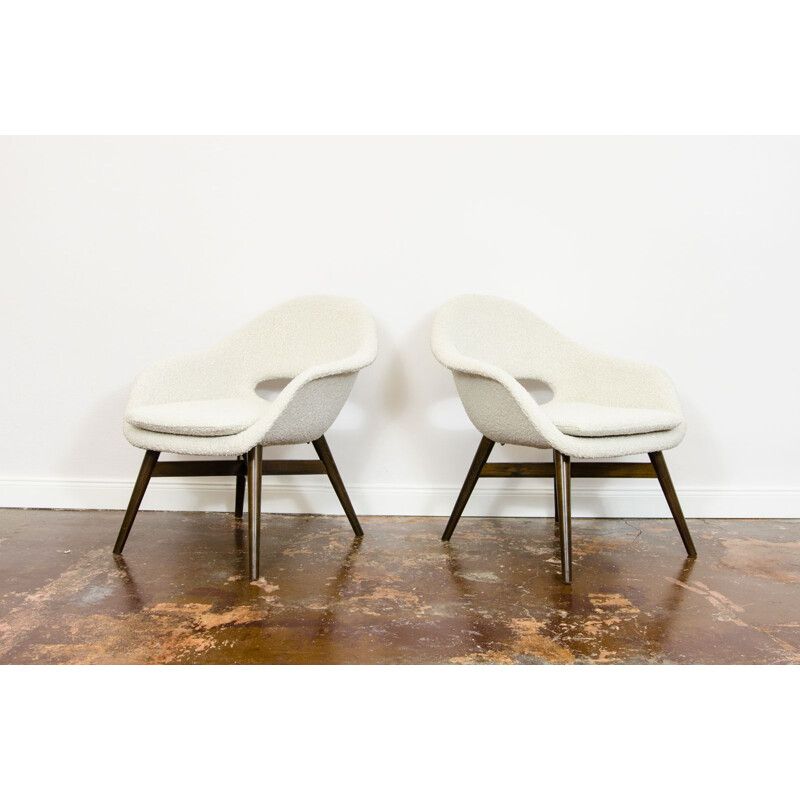 Pair of vintage Armchairs By Miroslav Navratil 1960s