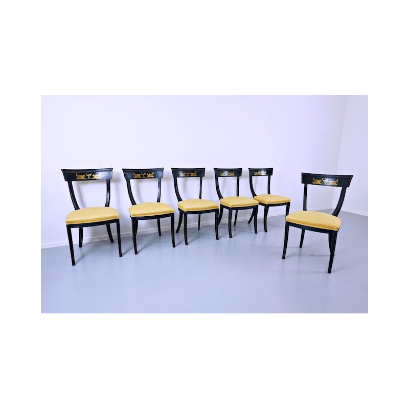 Set Of 6 vintage Chairs Belgium