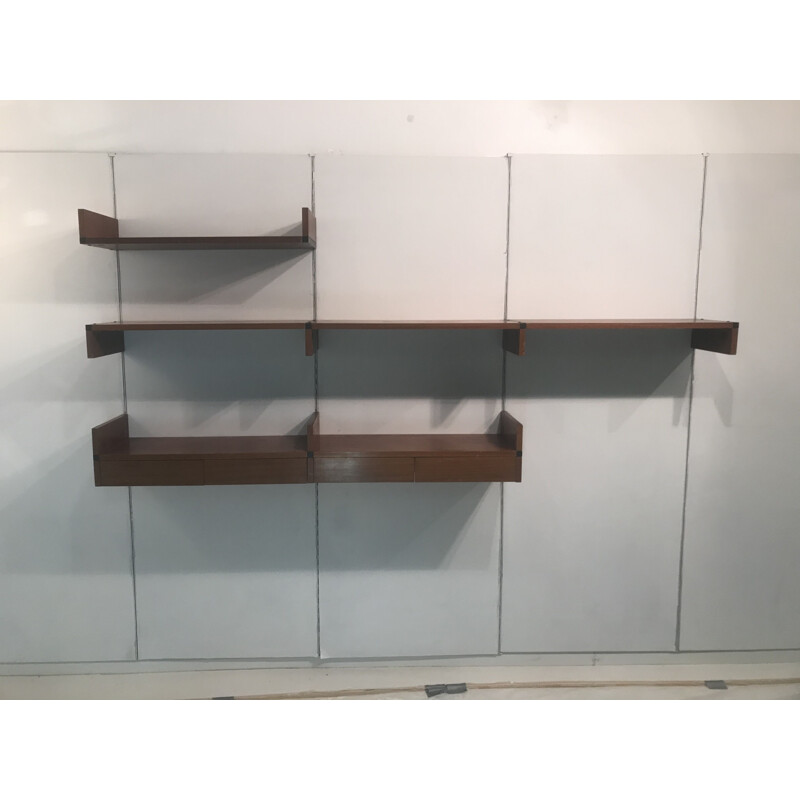 Vintage Minvielle Console and Hanging Shelf Set for A.R.P. 1954