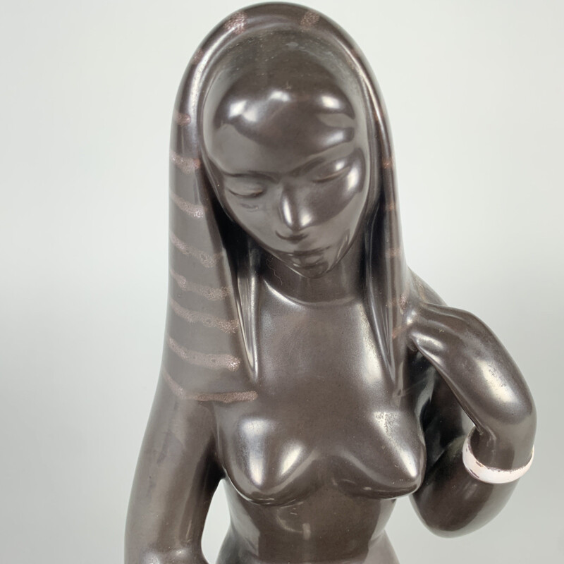 Mid-century Sculpture by Jitka Forejtova for Keramos, 1960s