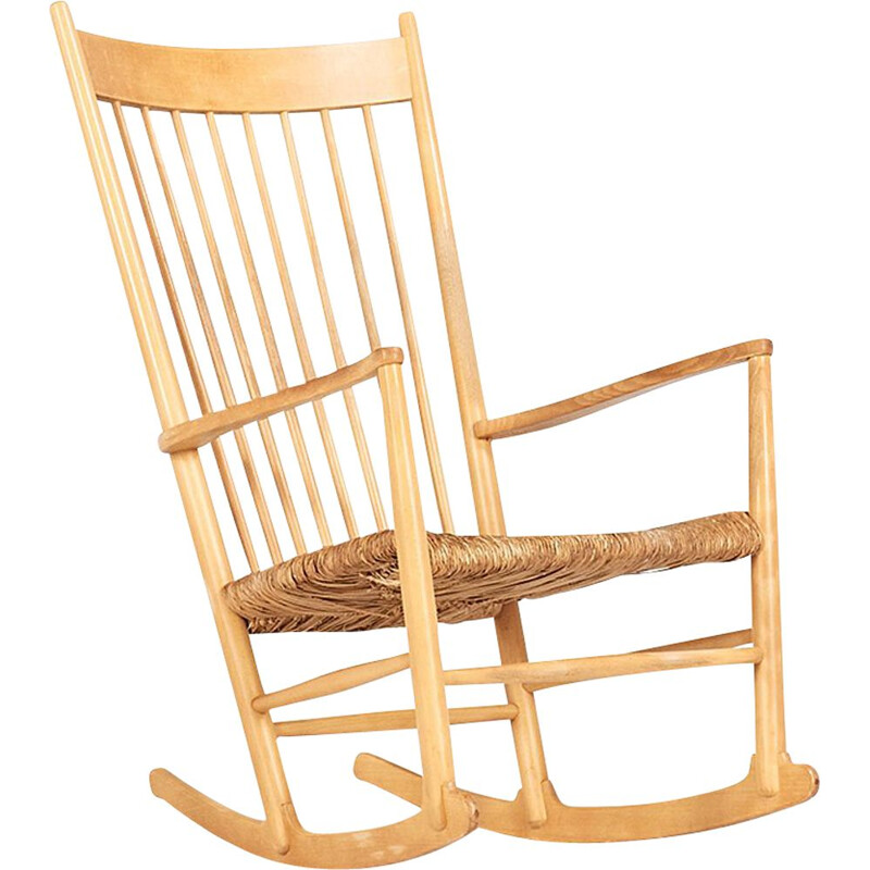 Vintage rocking chair Hans Wegne