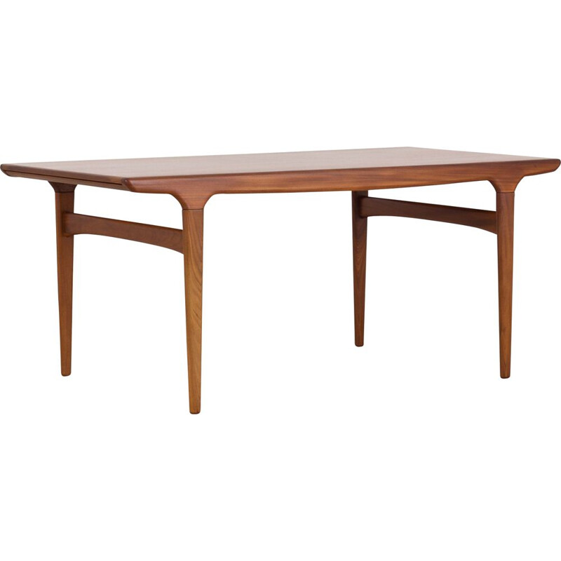 Table à manger vintage en teck Johannes Andersen Danemark 1960