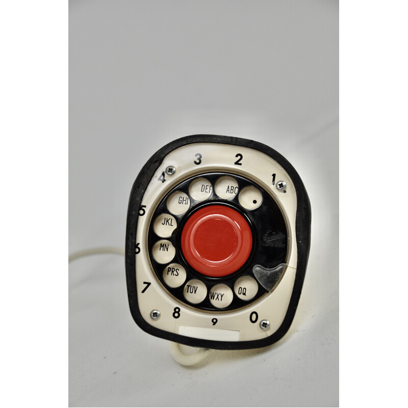 Ericofon" vintage plastic cobra telephone by L.M Ericsson, Sweden 1960